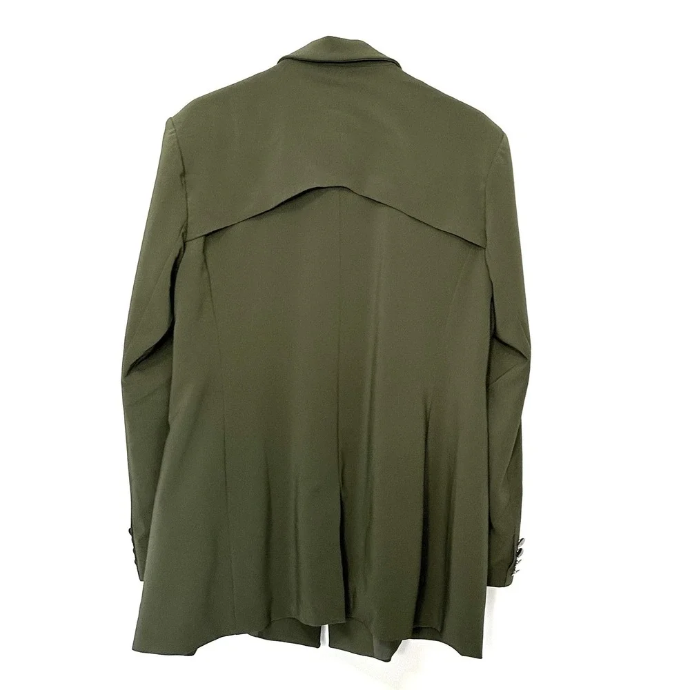 LITA Blazer Womens 2XL Statement Belted‎ Structured Stretch Jacket Modern